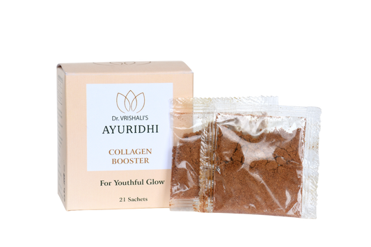 Dr. Vrishali's Ayuridhi Collagen Booster for Youthful and Radiant Skin (21 Sachets)