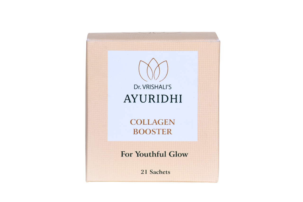 Dr. Vrishali's Ayuridhi Collagen Booster for Youthful and Radiant Skin (21 Sachets)