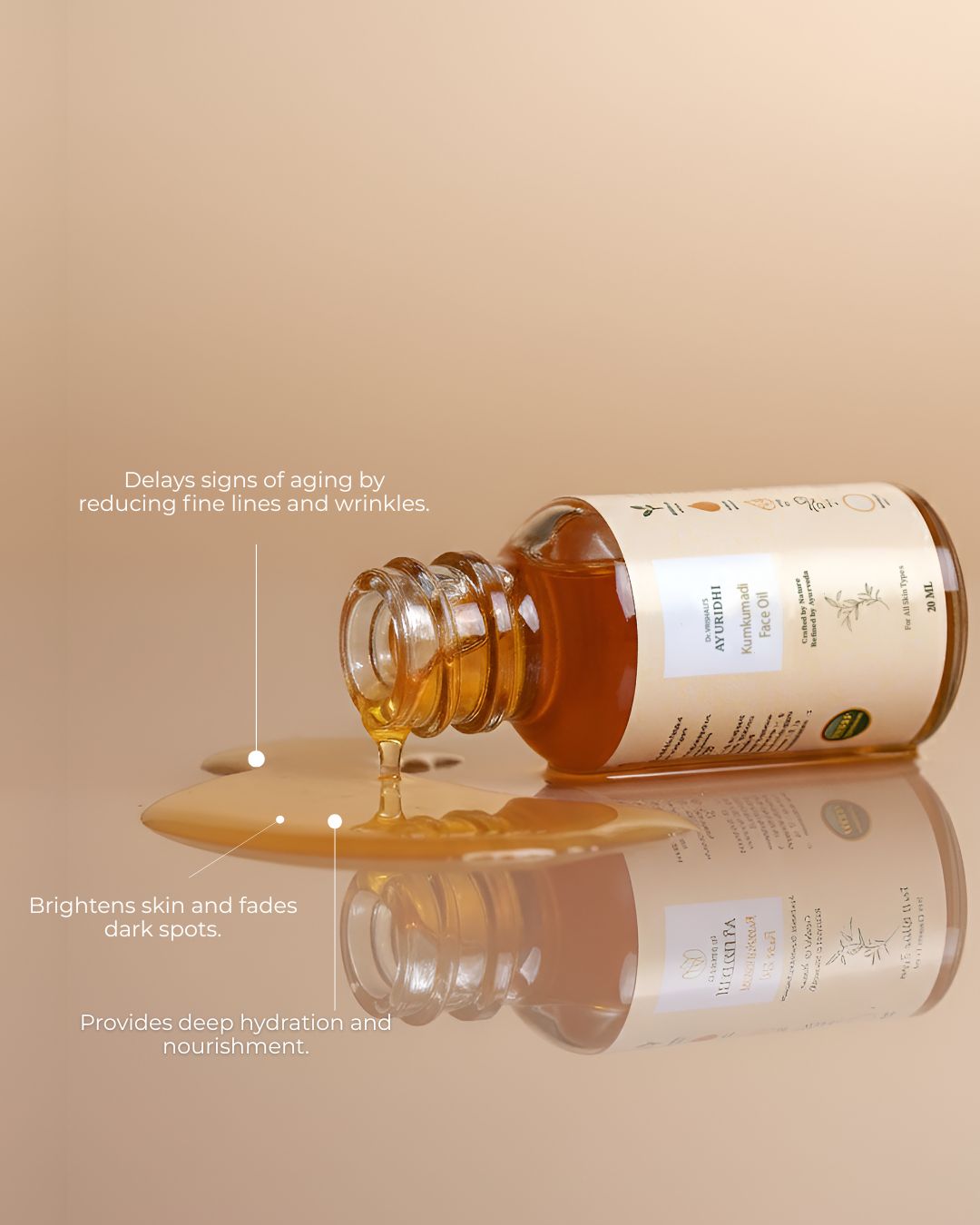 Dr. Vrishali's Ayuridhi Kumkumadi Face Oil (15 ml)