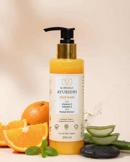 Dr Vrishali's Ayuridhi Face Wash for gentle cleansing (200ml)