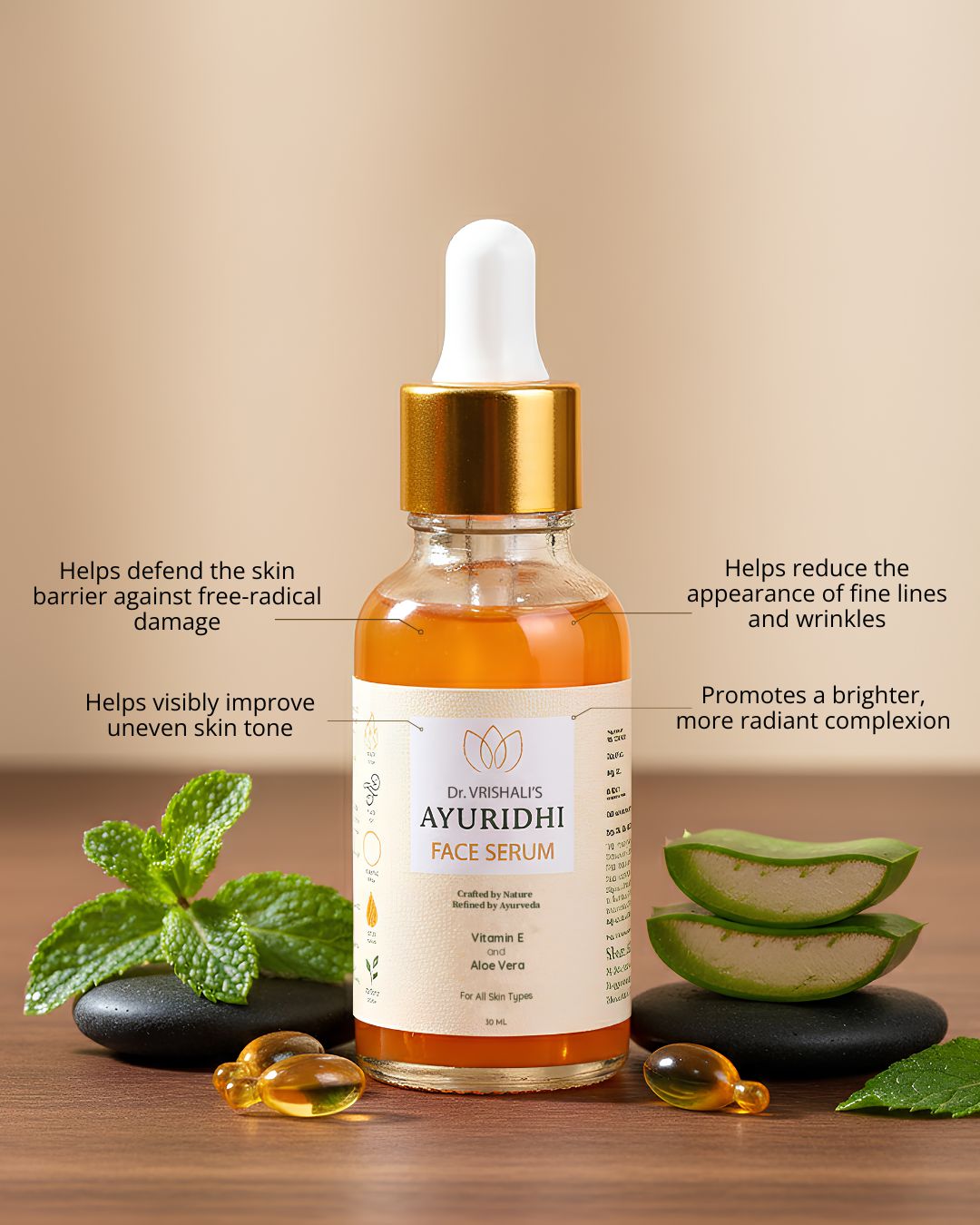 Dr Vrishali's Ayuridhi Face Serum for everyday glow (30ml)