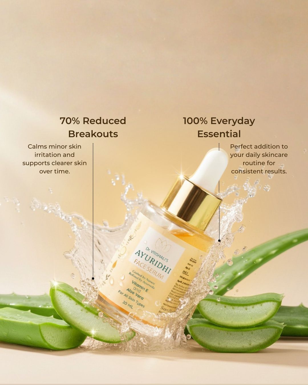 Dr Vrishali's Ayuridhi Face Serum for everyday glow (30ml)