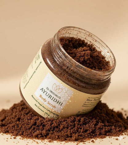 Dr. Vrishali's Ayuridhi Body Scrub Removes Dead Skin Cells Naturally (100 g)