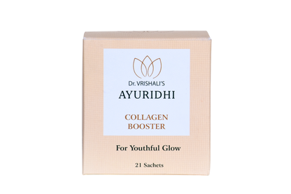Dr. Vrishali's Ayuridhi Collagen Booster for Youthful and Radiant Skin (21 Sachets)