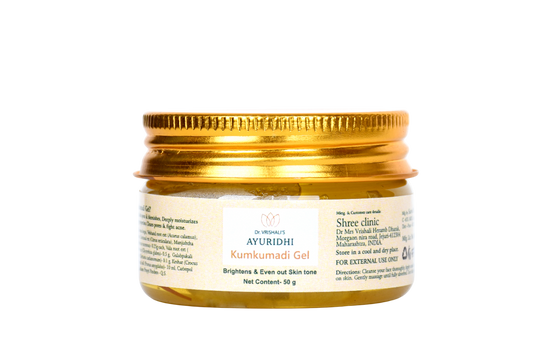 Dr. Vrishali's Ayuridhi Kumkumadi Gel Brightens and Evens Out Skin Tone (50 g)